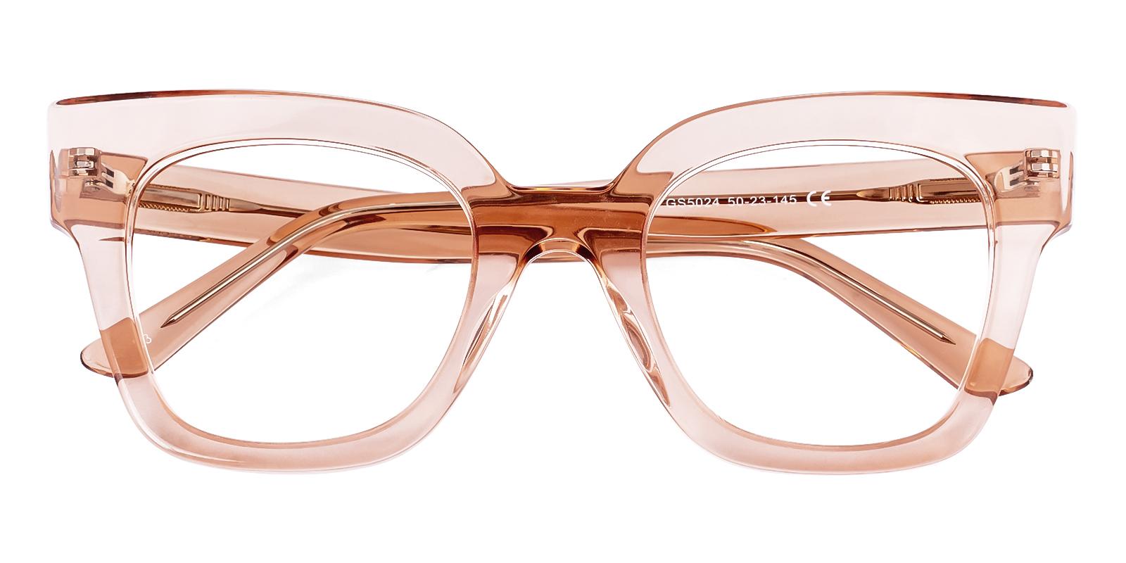 Iganeity Orange Acetate Eyeglasses , UniversalBridgeFit Frames from ABBE Glasses