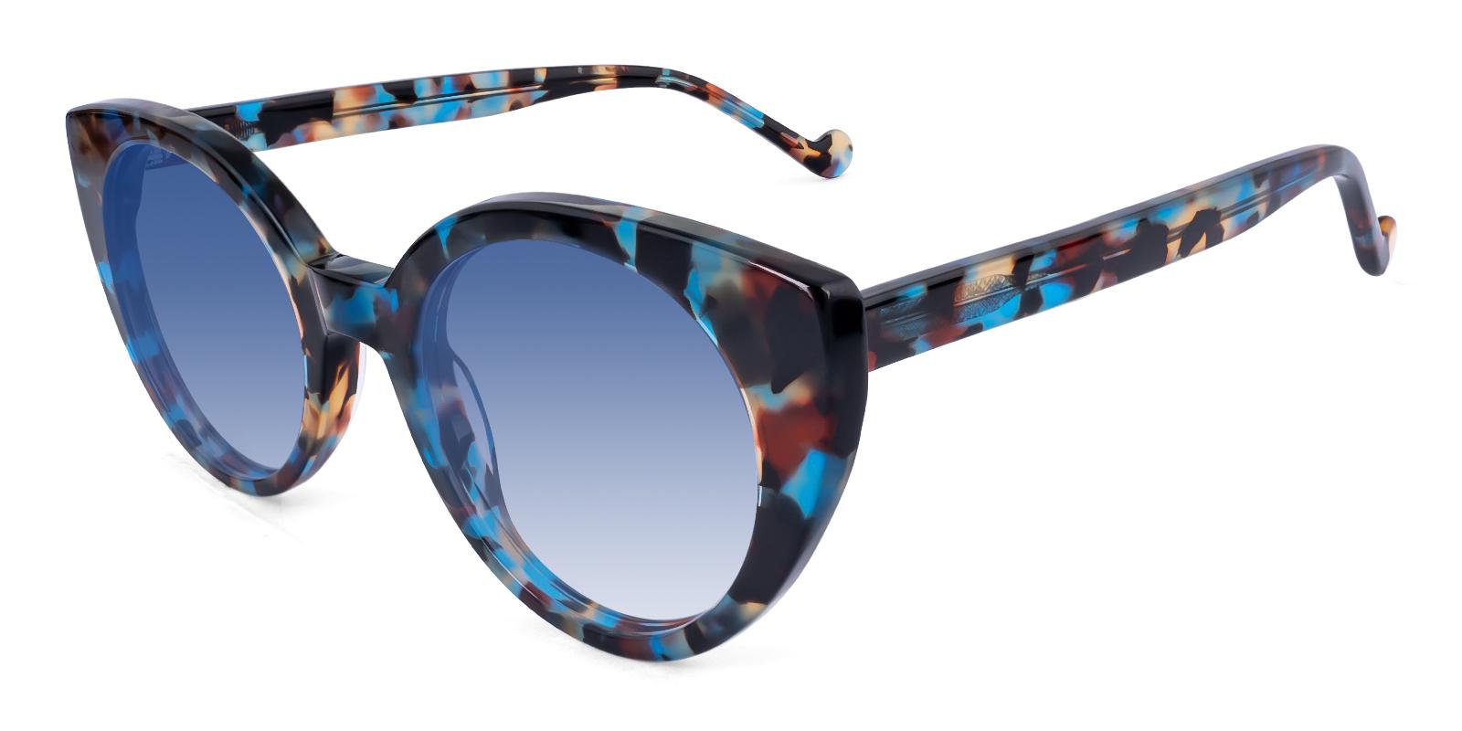 Pensel Pattern Acetate Sunglasses , UniversalBridgeFit Frames from ABBE Glasses