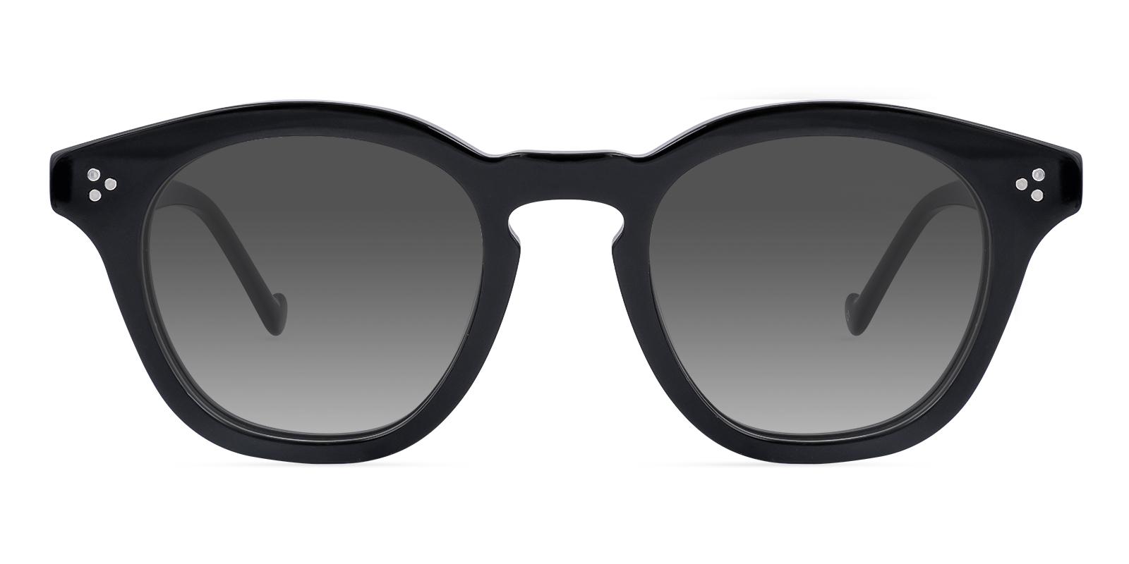 Plagiant Black Acetate Sunglasses , UniversalBridgeFit Frames from ABBE Glasses