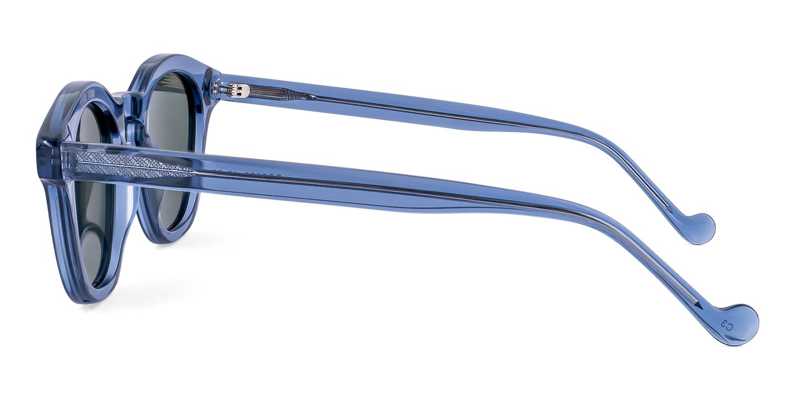 Plagiant Blue Acetate Sunglasses , UniversalBridgeFit Frames from ABBE Glasses