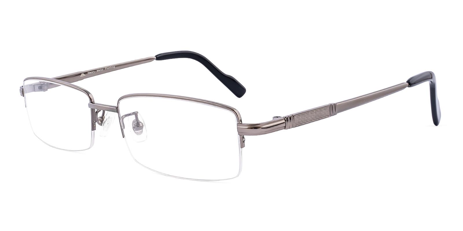 Glorigun Gun Metal Eyeglasses , NosePads Frames from ABBE Glasses