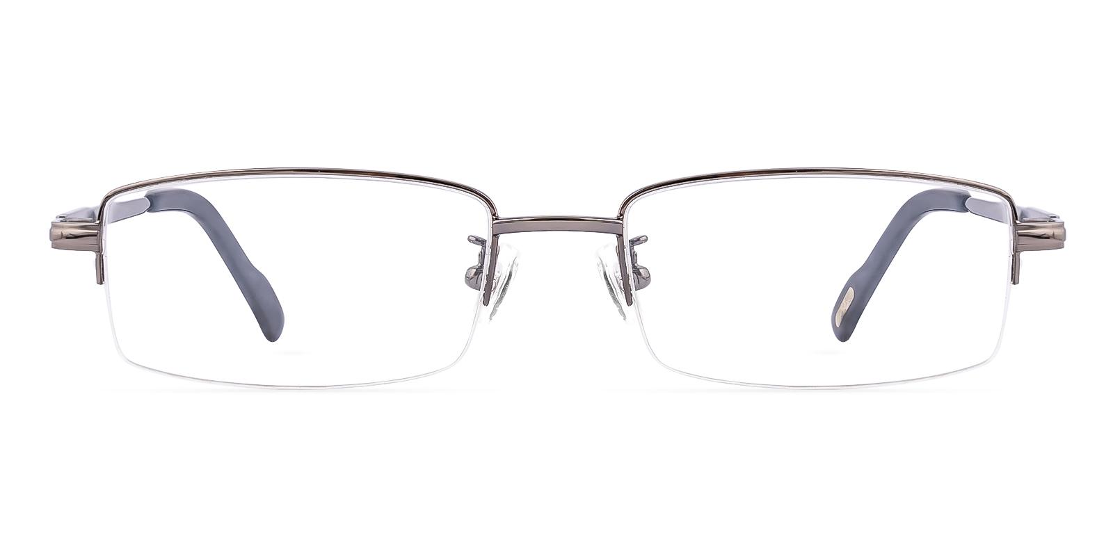 Glorigun Gun Metal Eyeglasses , NosePads Frames from ABBE Glasses