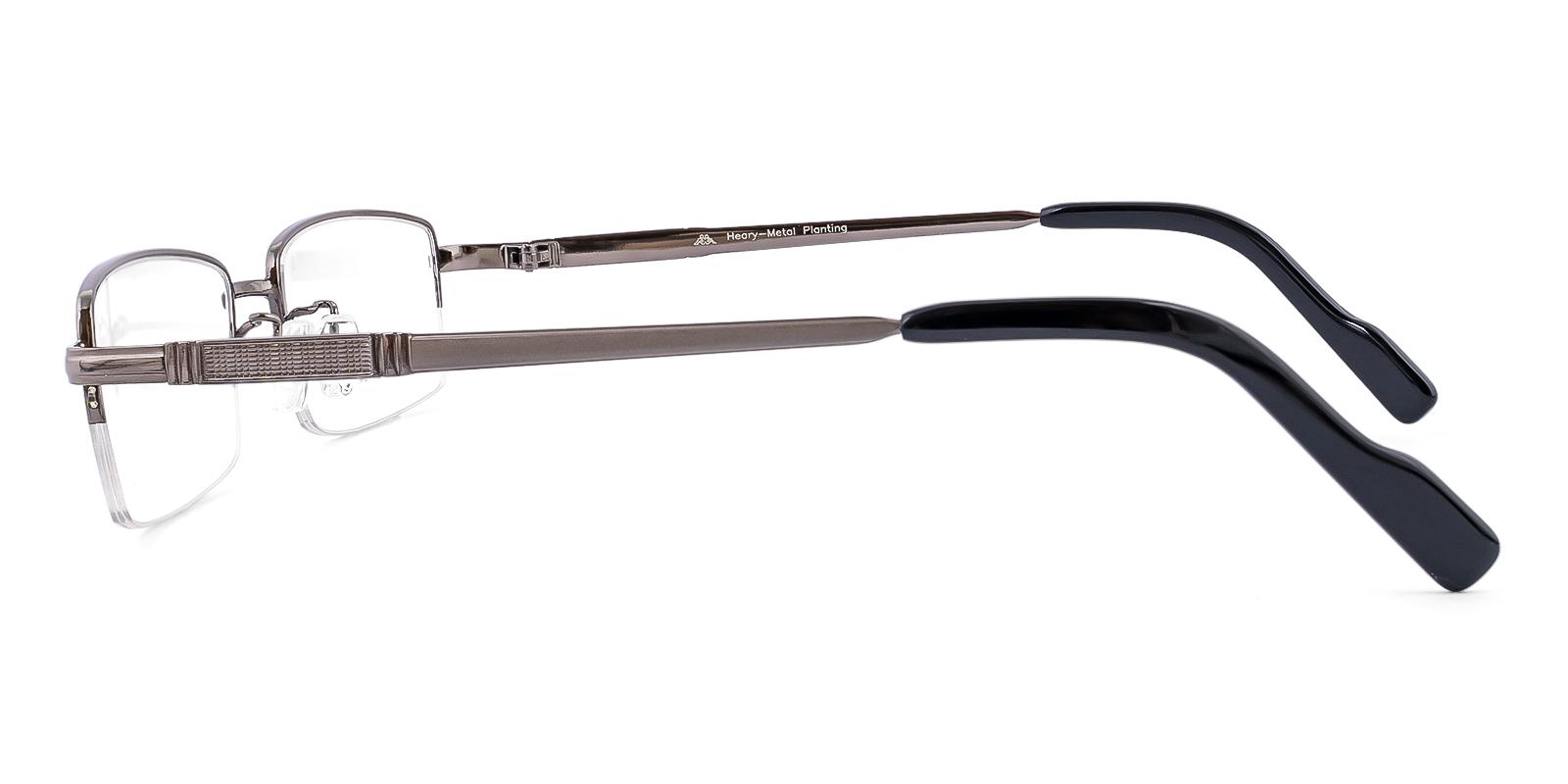 Glorigun Gun Metal Eyeglasses , NosePads Frames from ABBE Glasses
