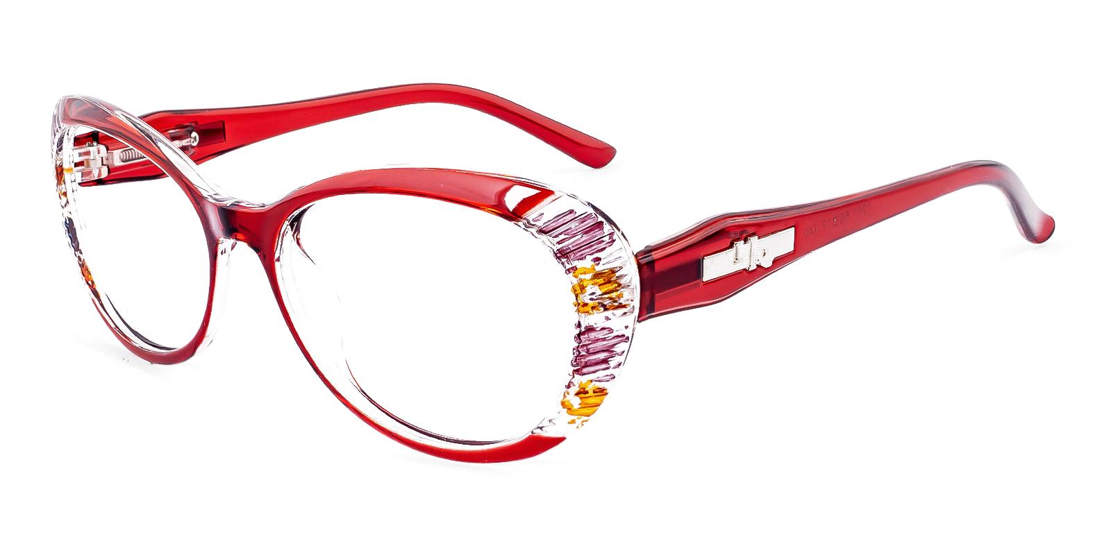 Stateture Red TR Eyeglasses , SpringHinges , UniversalBridgeFit Frames from ABBE Glasses