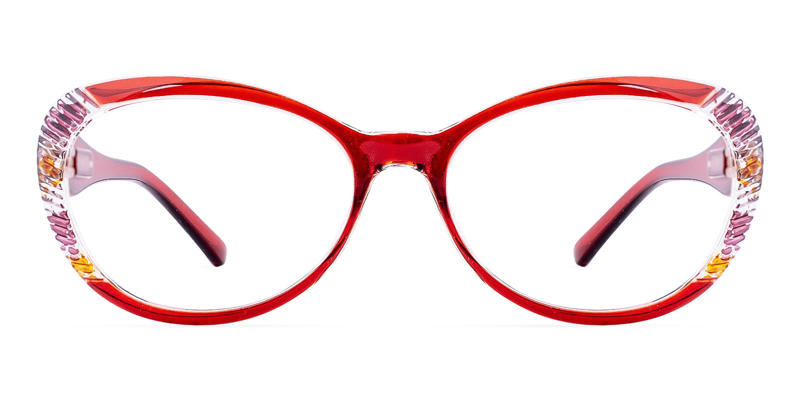 Stateture Red TR Eyeglasses , SpringHinges , UniversalBridgeFit Frames from ABBE Glasses