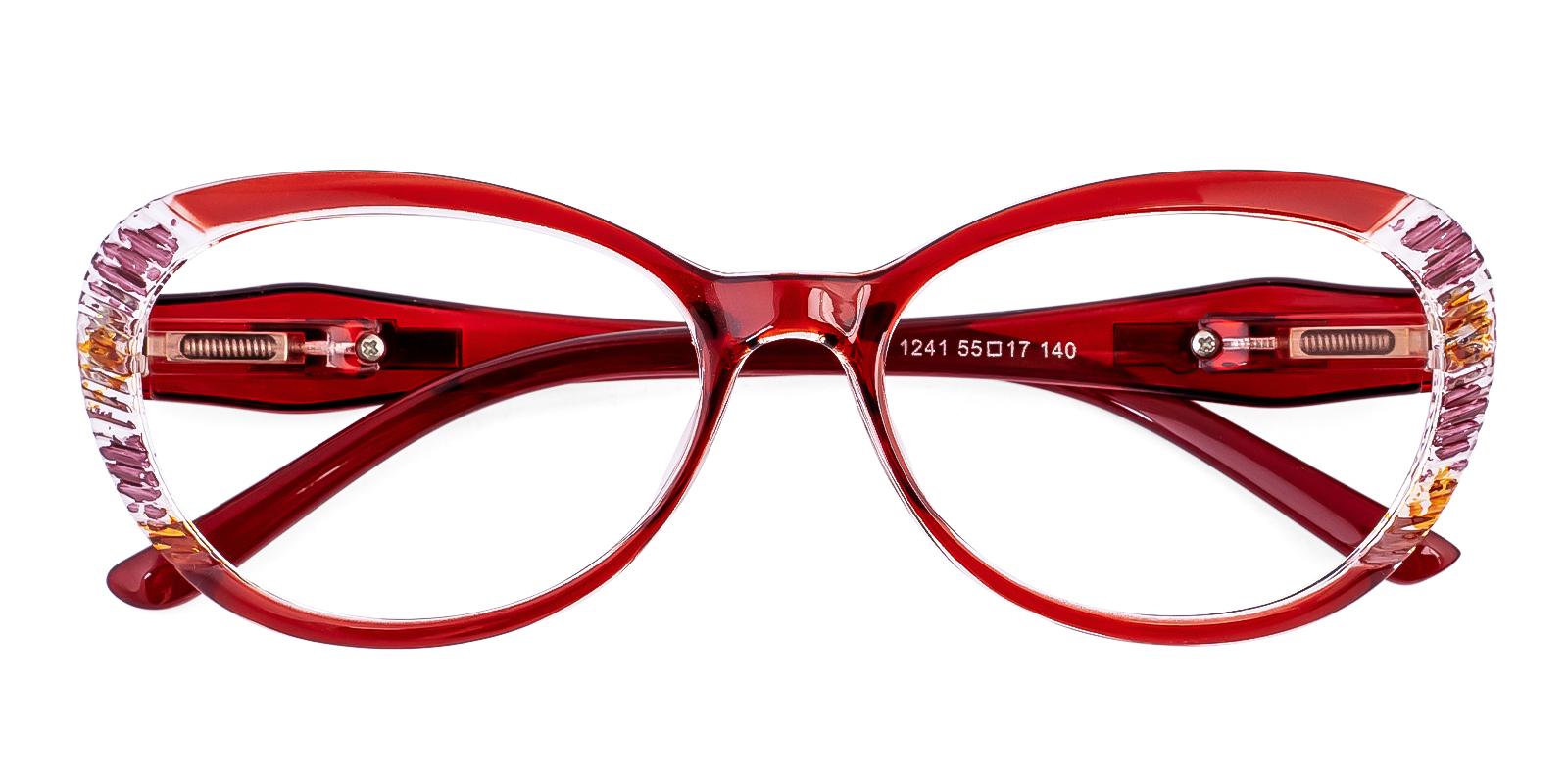 Stateture Red TR Eyeglasses , SpringHinges , UniversalBridgeFit Frames from ABBE Glasses