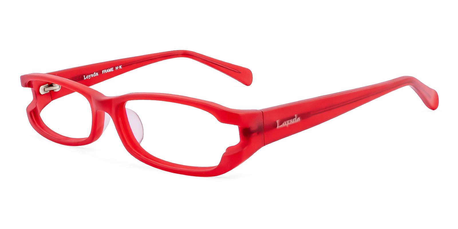 Otherture Red Acetate Eyeglasses , UniversalBridgeFit Frames from ABBE Glasses