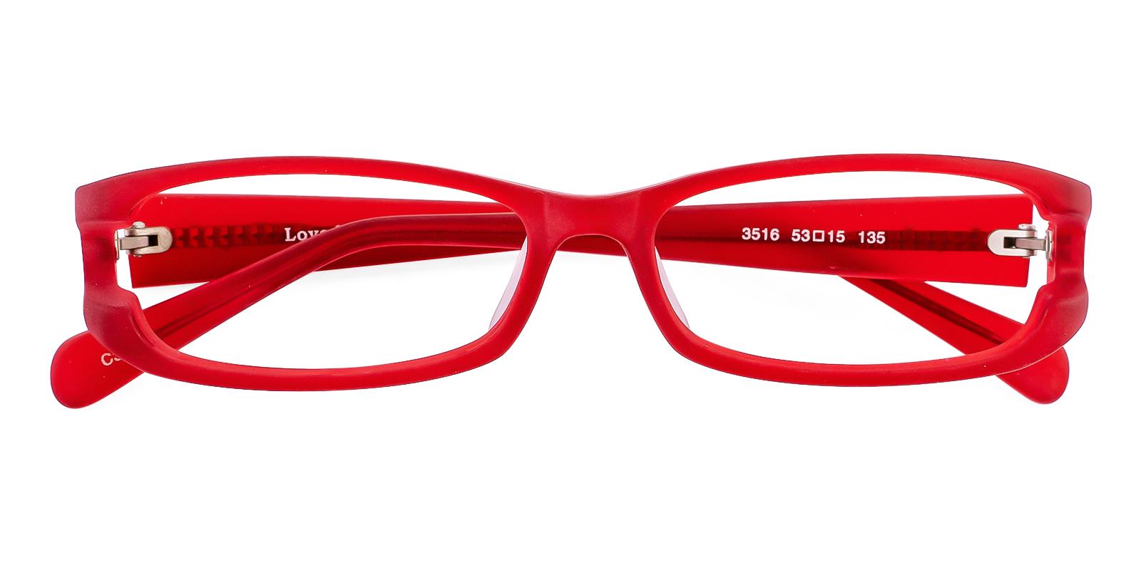 Otherture Red Acetate Eyeglasses , UniversalBridgeFit Frames from ABBE Glasses