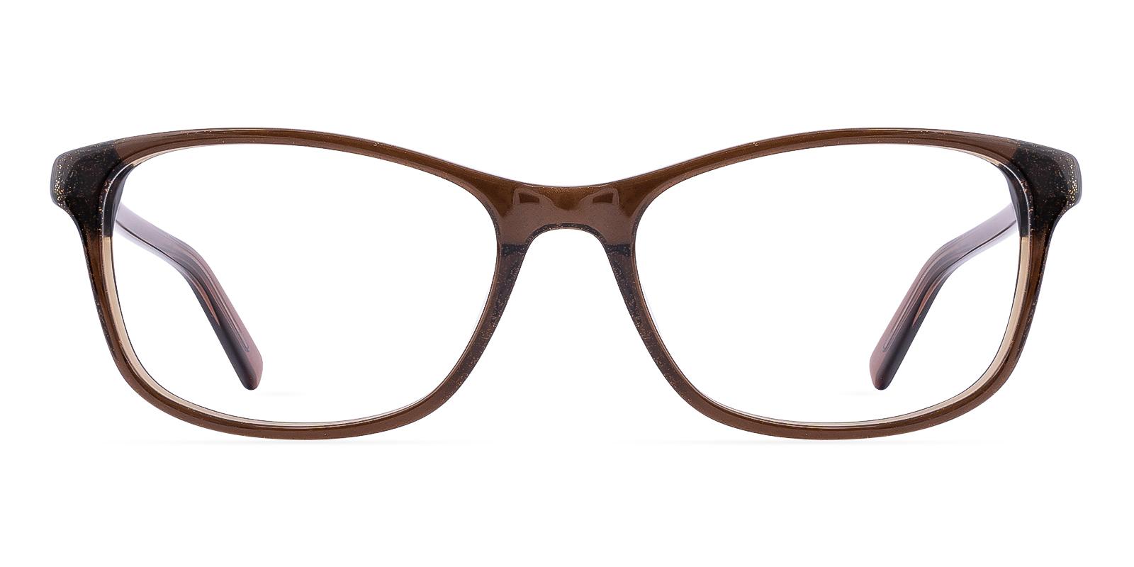 Fastibility Brown Acetate Eyeglasses , SpringHinges , UniversalBridgeFit Frames from ABBE Glasses