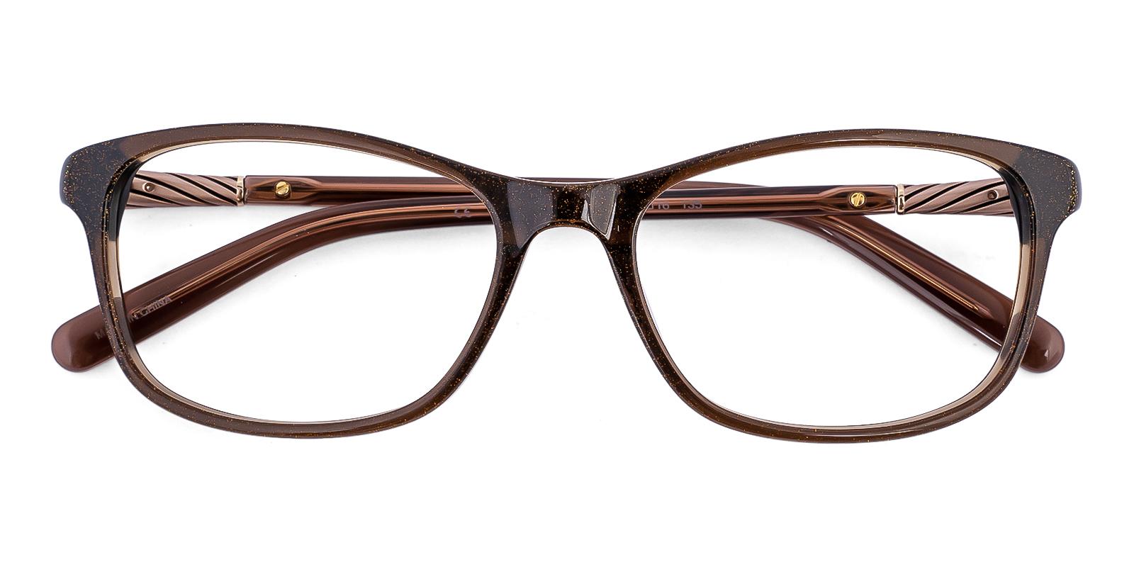 Fastibility Brown Acetate Eyeglasses , SpringHinges , UniversalBridgeFit Frames from ABBE Glasses