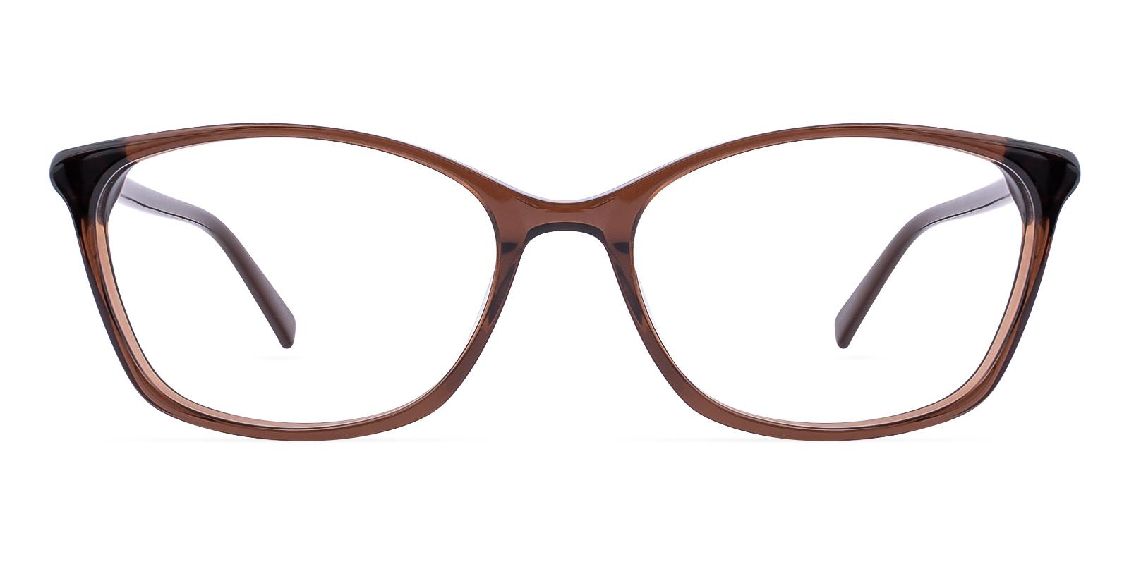 Laylike Brown Acetate Eyeglasses , UniversalBridgeFit Frames from ABBE Glasses