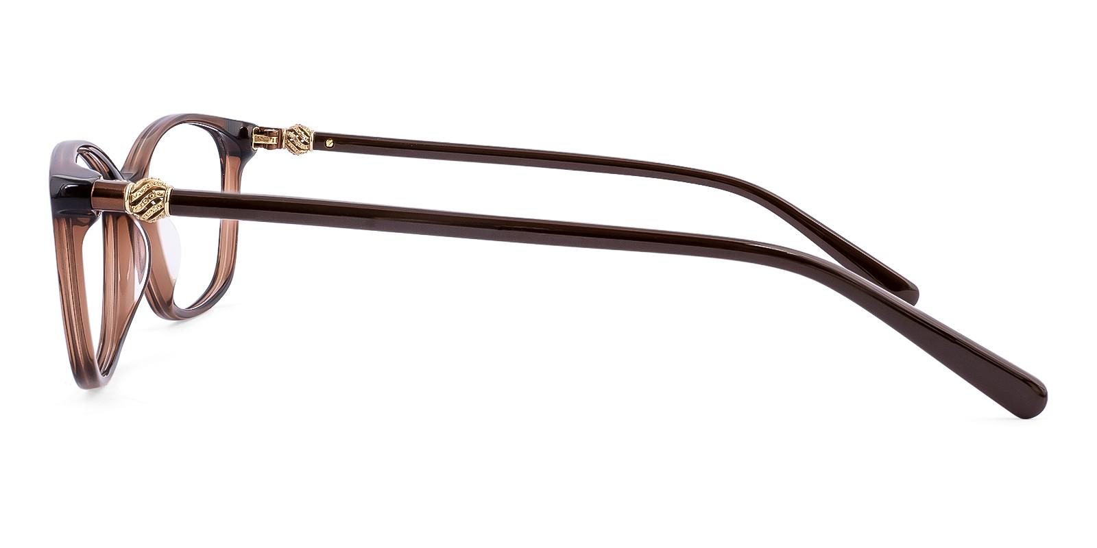 Laylike Brown Acetate Eyeglasses , UniversalBridgeFit Frames from ABBE Glasses