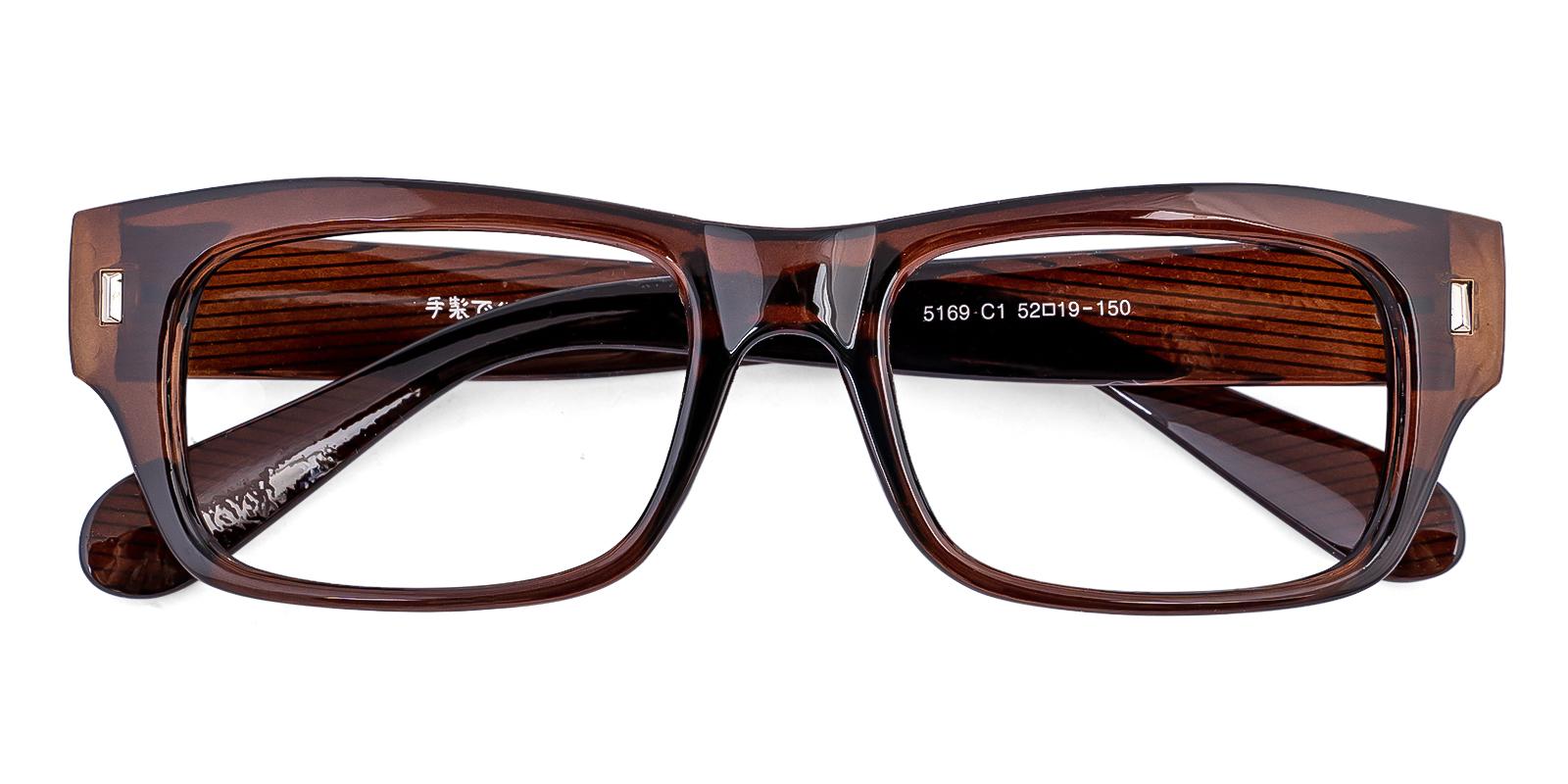 Nextatory Brown Plastic Eyeglasses , UniversalBridgeFit Frames from ABBE Glasses