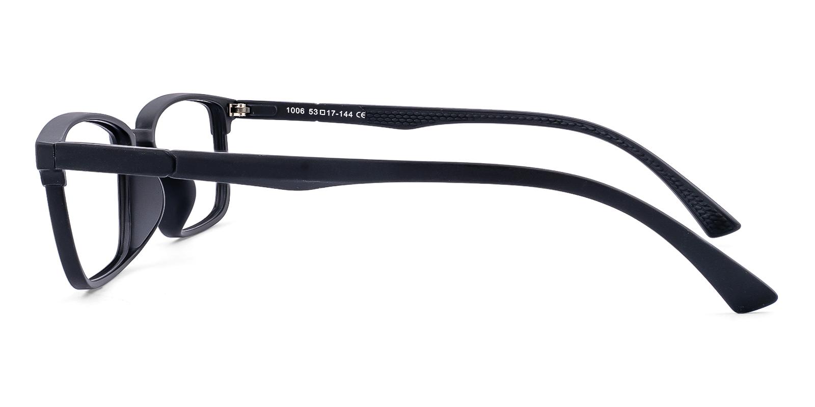 Mercair Black TR Eyeglasses , UniversalBridgeFit , Lightweight Frames from ABBE Glasses