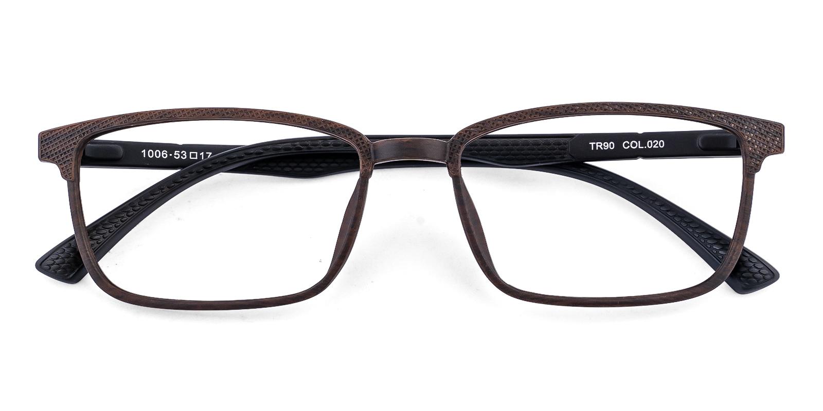 Mercair Brown TR Eyeglasses , UniversalBridgeFit , Lightweight Frames from ABBE Glasses