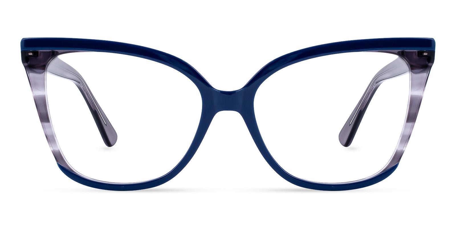 Covetice Blue Acetate SpringHinges , UniversalBridgeFit Frames from ABBE Glasses