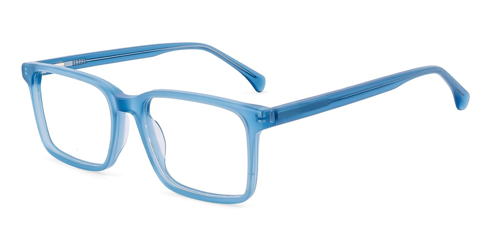 Nextatory Blue Acetate Eyeglasses , SpringHinges , UniversalBridgeFit Frames from ABBE Glasses