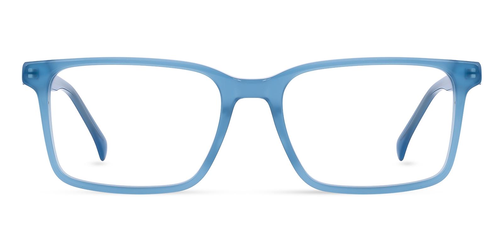 Nextatory Blue Acetate Eyeglasses , SpringHinges , UniversalBridgeFit Frames from ABBE Glasses