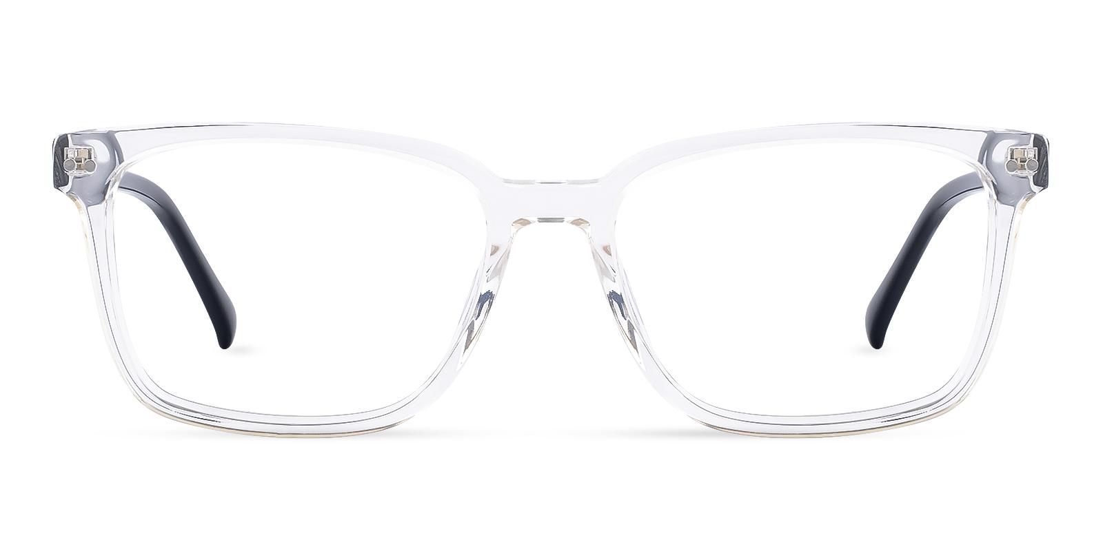 Ledetic Fclear Acetate Eyeglasses , SpringHinges , UniversalBridgeFit Frames from ABBE Glasses