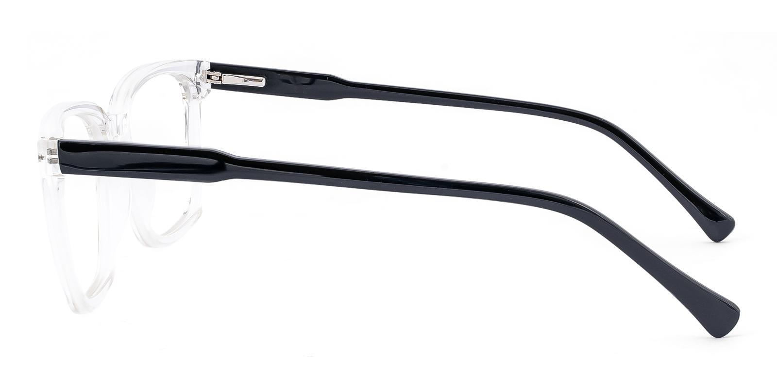 Ledetic Fclear Acetate Eyeglasses , SpringHinges , UniversalBridgeFit Frames from ABBE Glasses