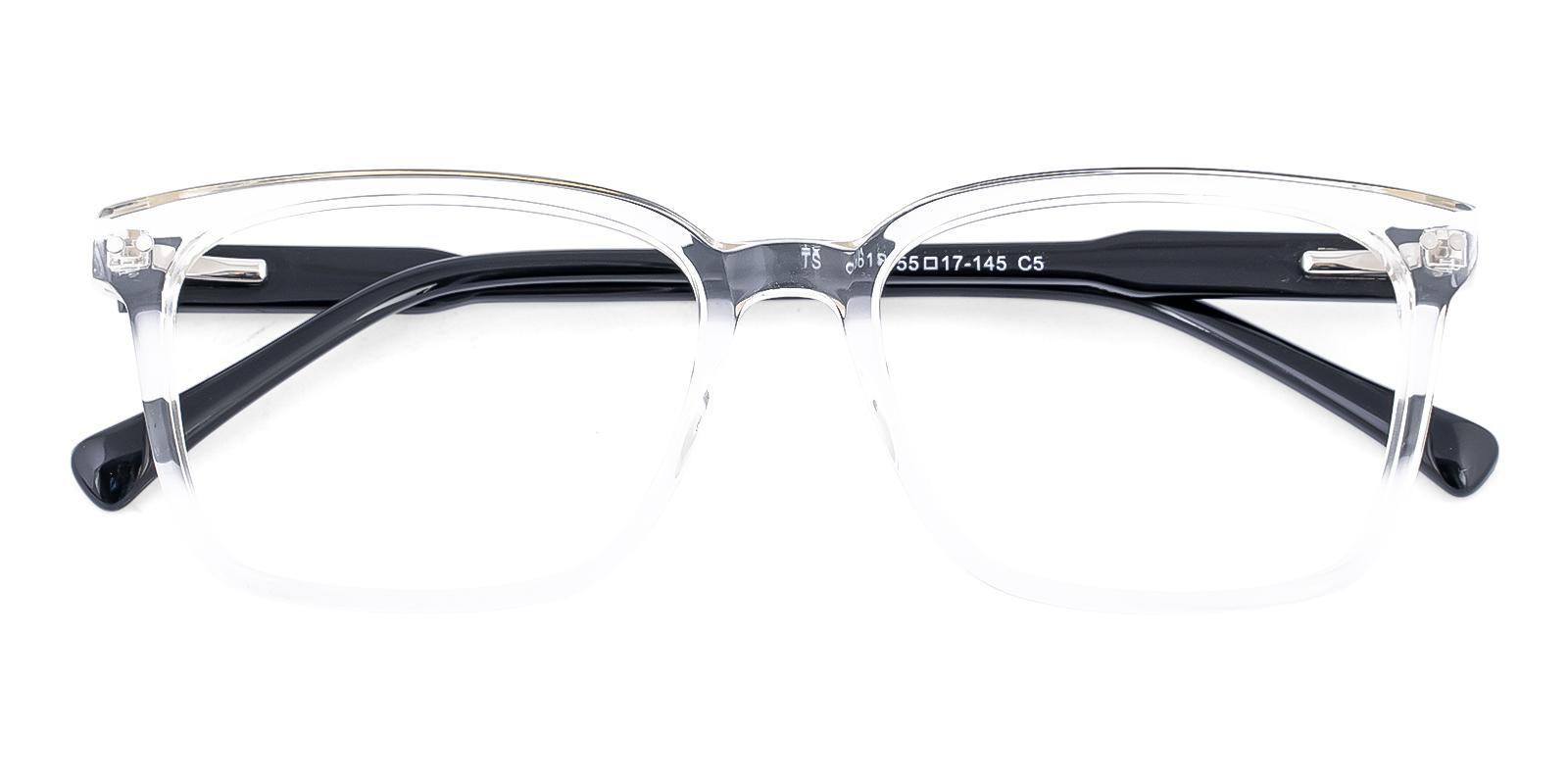 Ledetic Fclear Acetate Eyeglasses , SpringHinges , UniversalBridgeFit Frames from ABBE Glasses