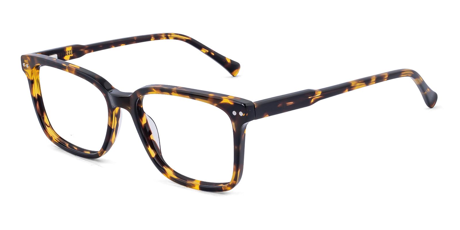 Ledetic Tortoise Acetate Eyeglasses , SpringHinges , UniversalBridgeFit Frames from ABBE Glasses