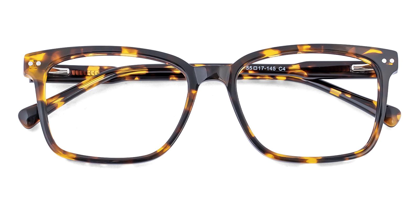 Ledetic Tortoise Acetate Eyeglasses , SpringHinges , UniversalBridgeFit Frames from ABBE Glasses