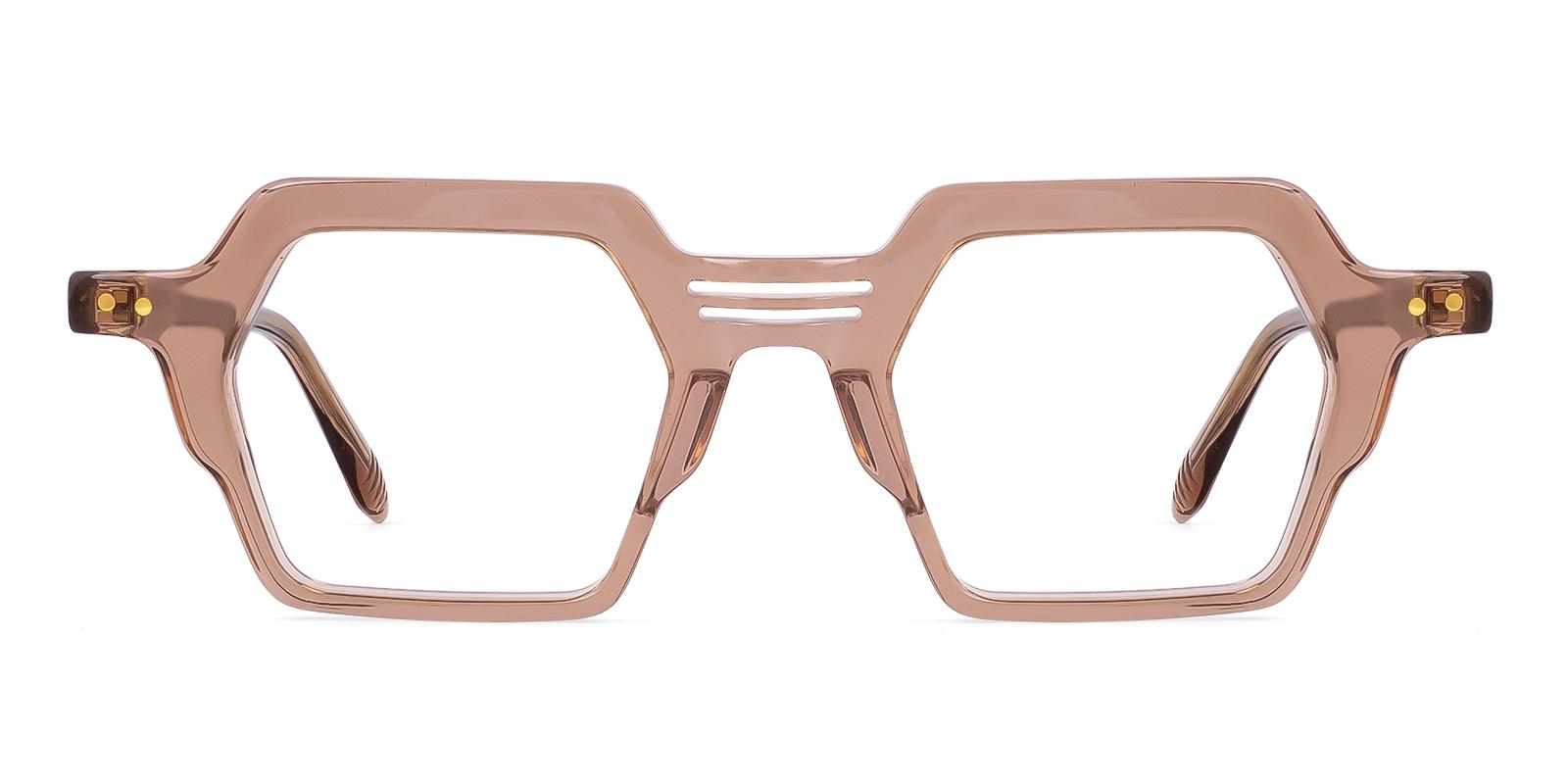 Glorigun Brown Acetate Eyeglasses , UniversalBridgeFit Frames from ABBE Glasses