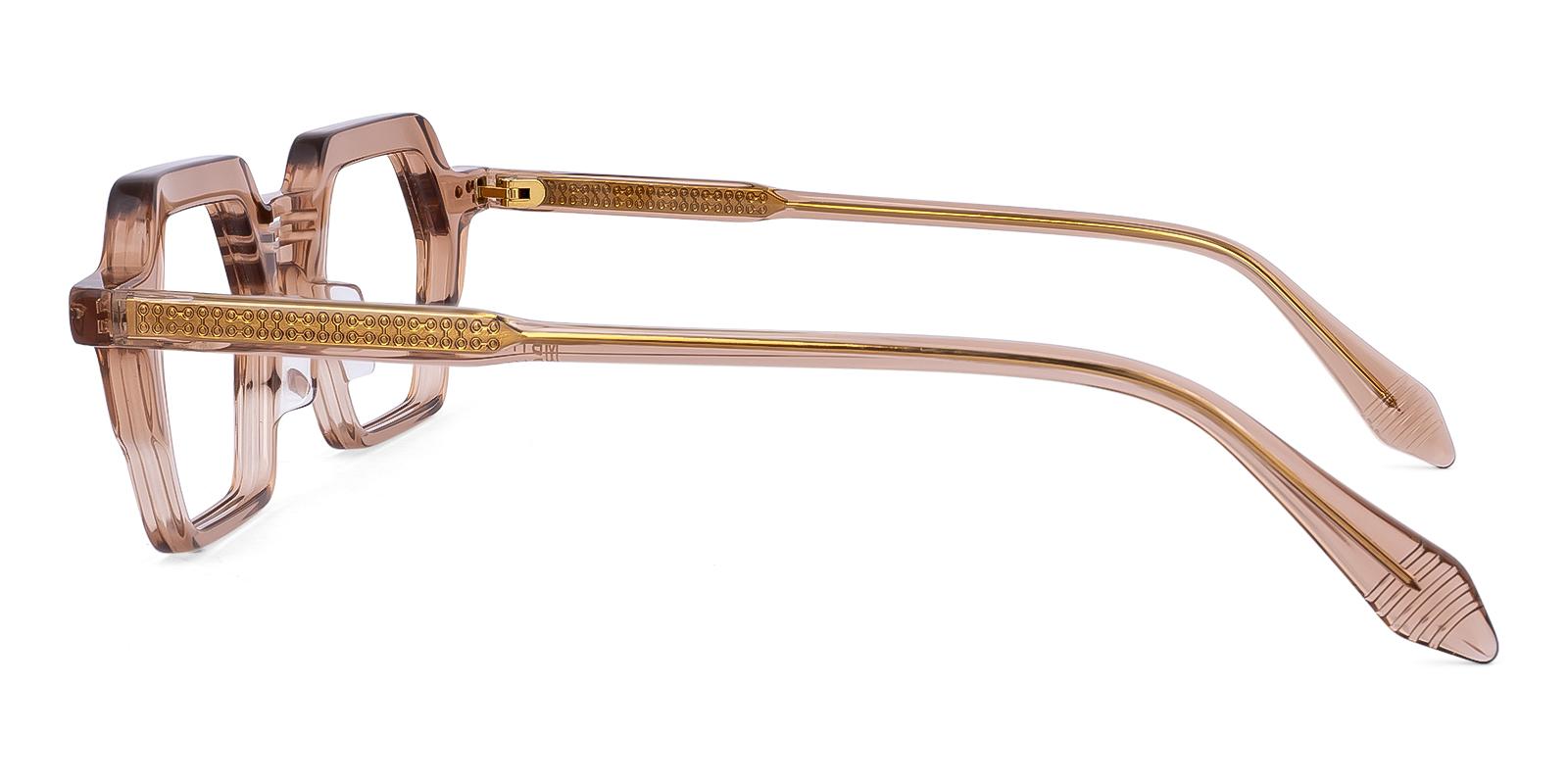 Glorigun Brown Acetate Eyeglasses , UniversalBridgeFit Frames from ABBE Glasses