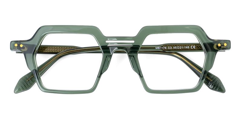 Glorigun Green  Frames from ABBE Glasses