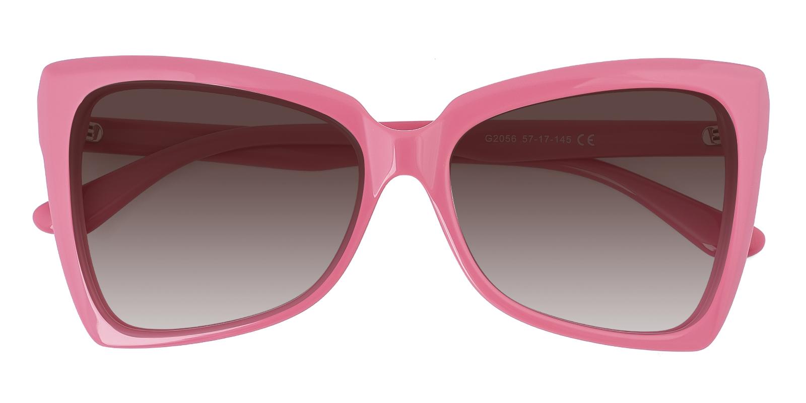 Plethment Pink Acetate Sunglasses , UniversalBridgeFit Frames from ABBE Glasses