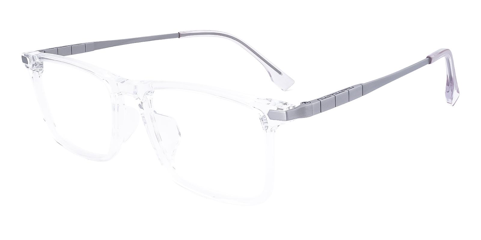 Sheish Fclear Acetate , Titanium Eyeglasses , UniversalBridgeFit Frames from ABBE Glasses