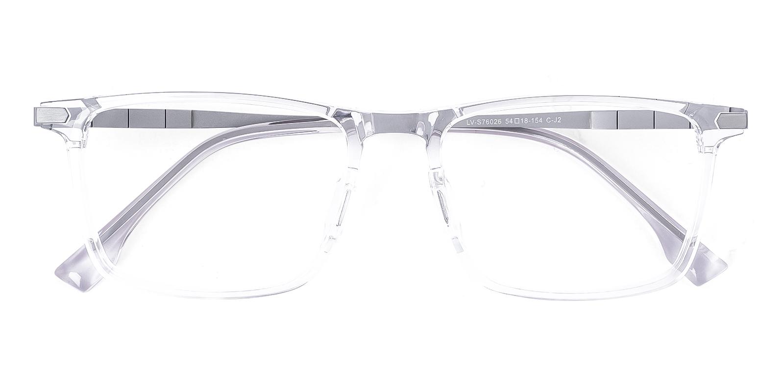 Sheish Fclear Acetate , Titanium Eyeglasses , UniversalBridgeFit Frames from ABBE Glasses