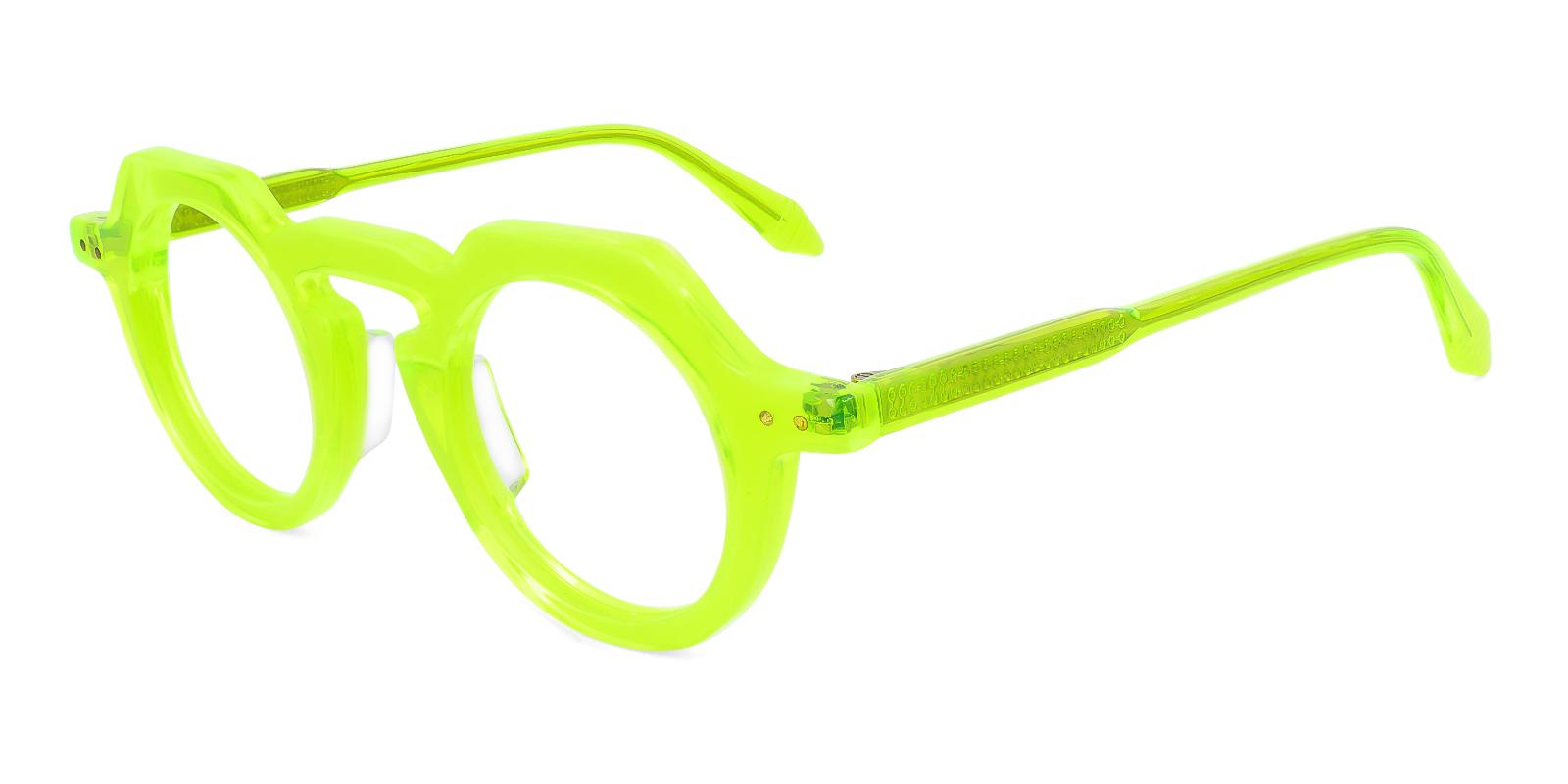 Mellior Green Acetate Eyeglasses , UniversalBridgeFit Frames from ABBE Glasses