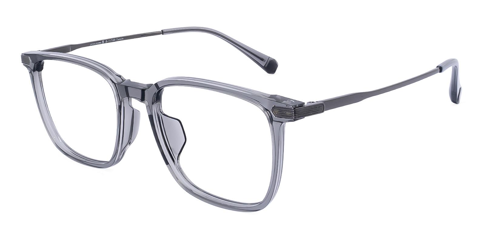 Damask Gray Titanium , TR Eyeglasses , UniversalBridgeFit Frames from ABBE Glasses