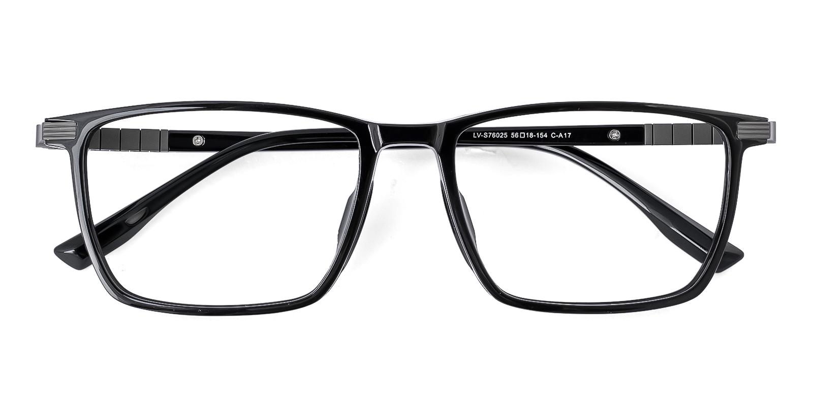 Nightty Black Titanium , TR Eyeglasses , UniversalBridgeFit Frames from ABBE Glasses