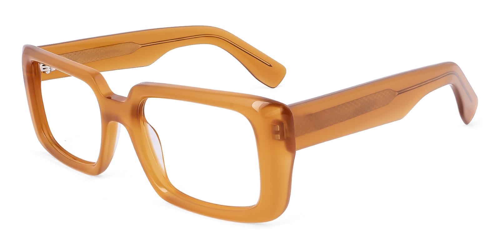 Stateture Brown Acetate Eyeglasses , UniversalBridgeFit Frames from ABBE Glasses