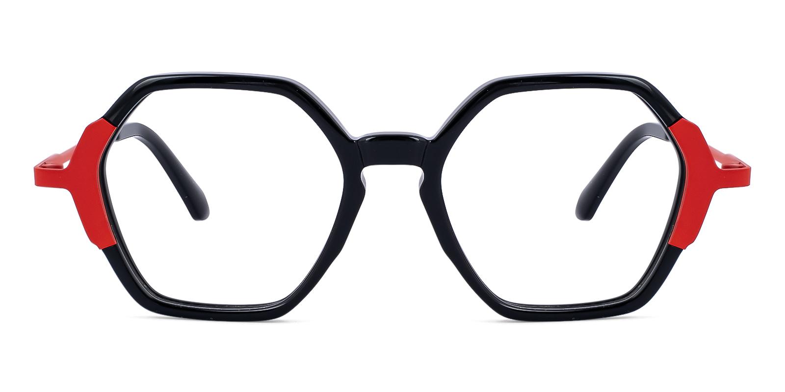 Decideacy Black Acetate , Metal Eyeglasses , UniversalBridgeFit Frames from ABBE Glasses