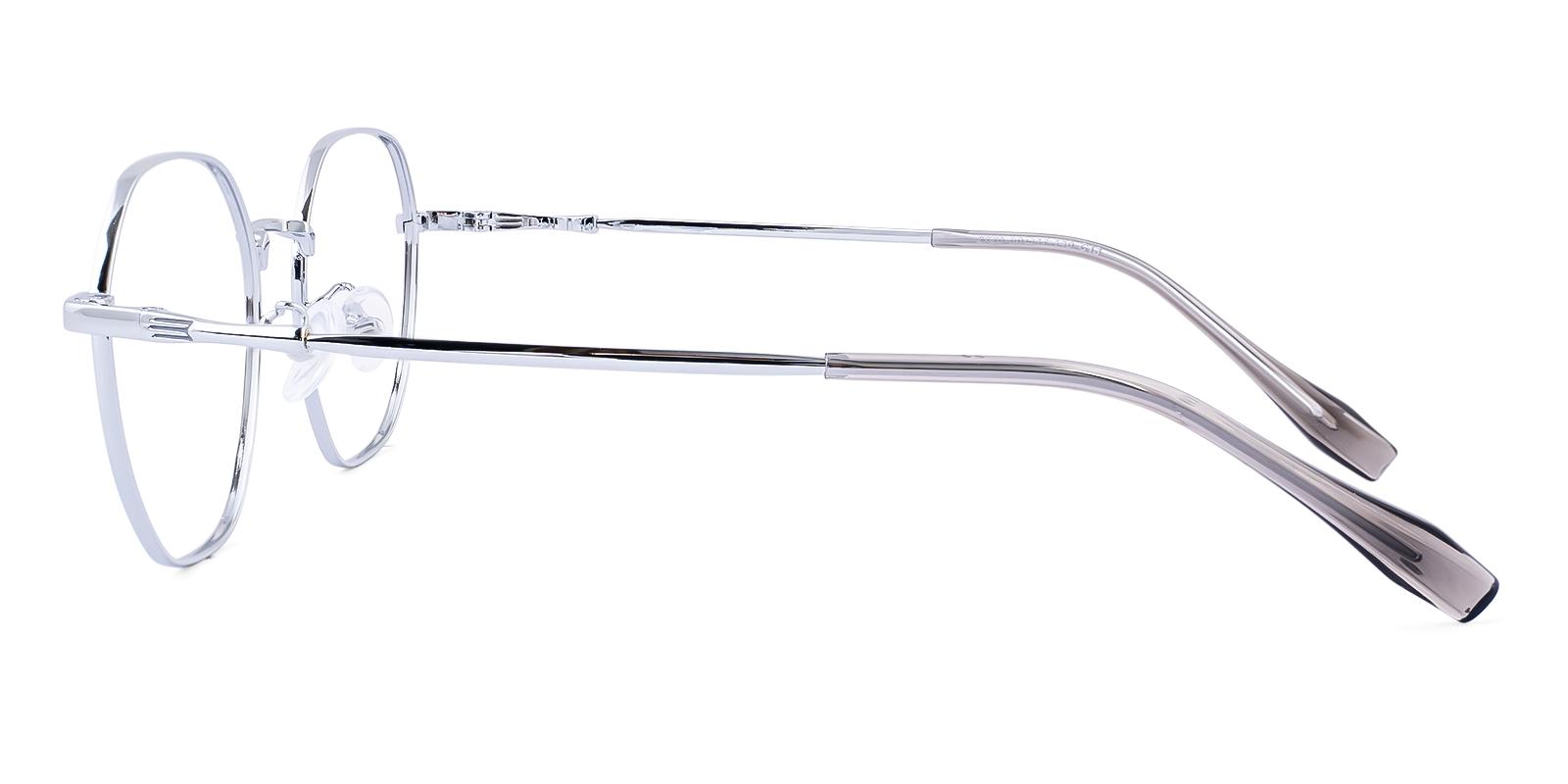 Laylike Silver Metal Eyeglasses , NosePads Frames from ABBE Glasses