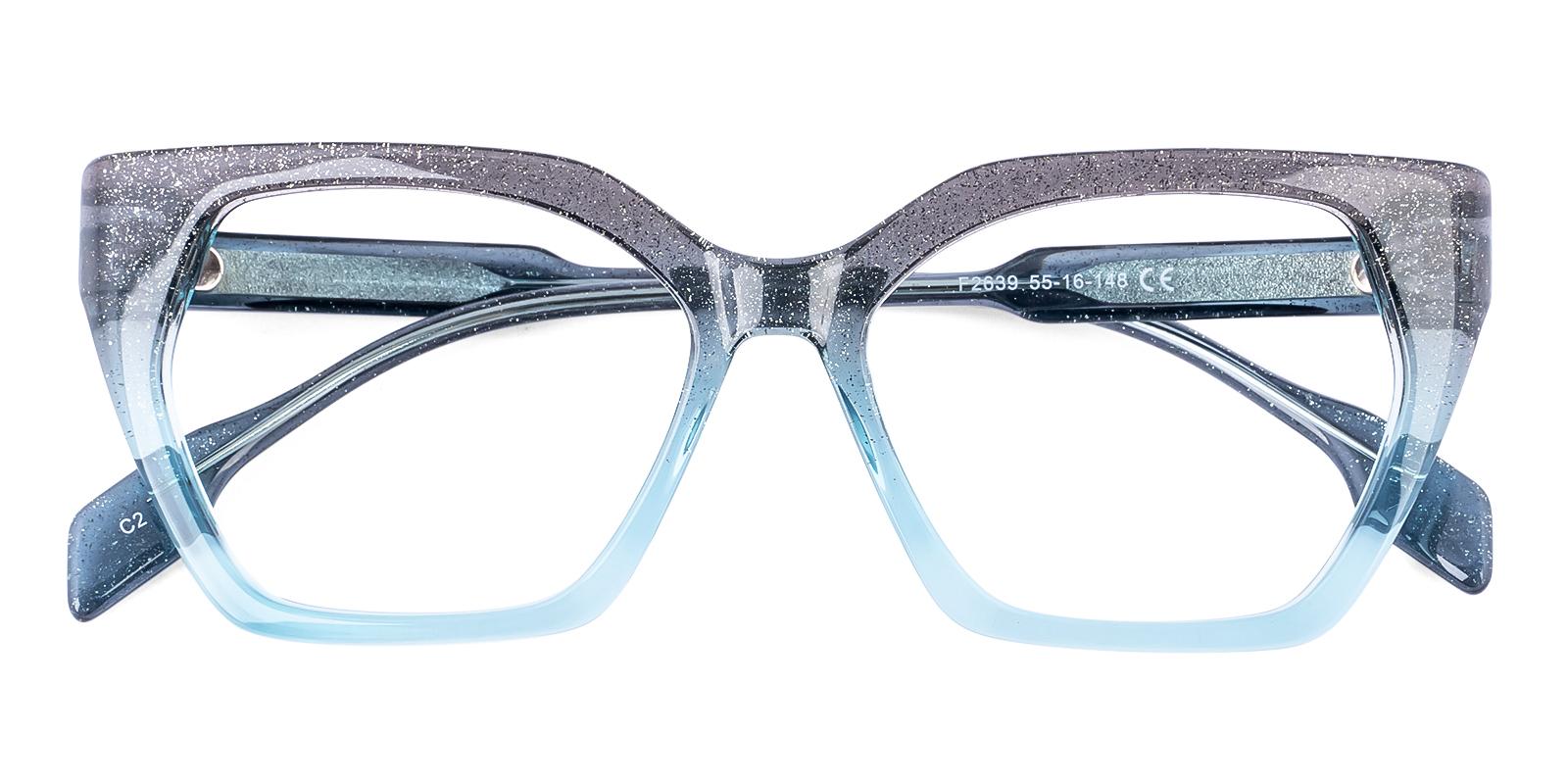 Jetsam Blue Acetate Eyeglasses , UniversalBridgeFit Frames from ABBE Glasses