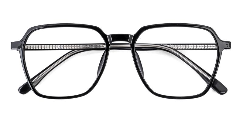 Ware Square Black Frames Glasses Abbe Glasses