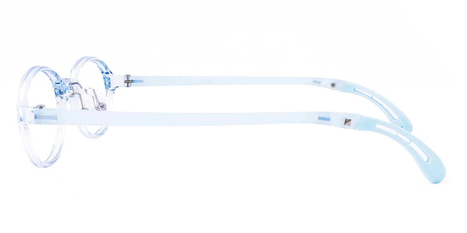 Kids-Tussock Blue TR Eyeglasses , Lightweight , NosePads Frames from ABBE Glasses
