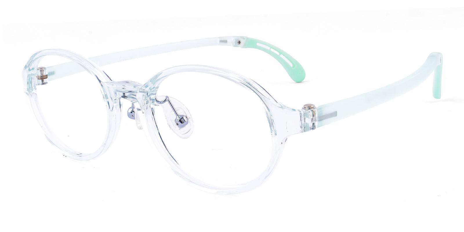 Kids-Tussock Fclear TR Eyeglasses , Lightweight , NosePads Frames from ABBE Glasses