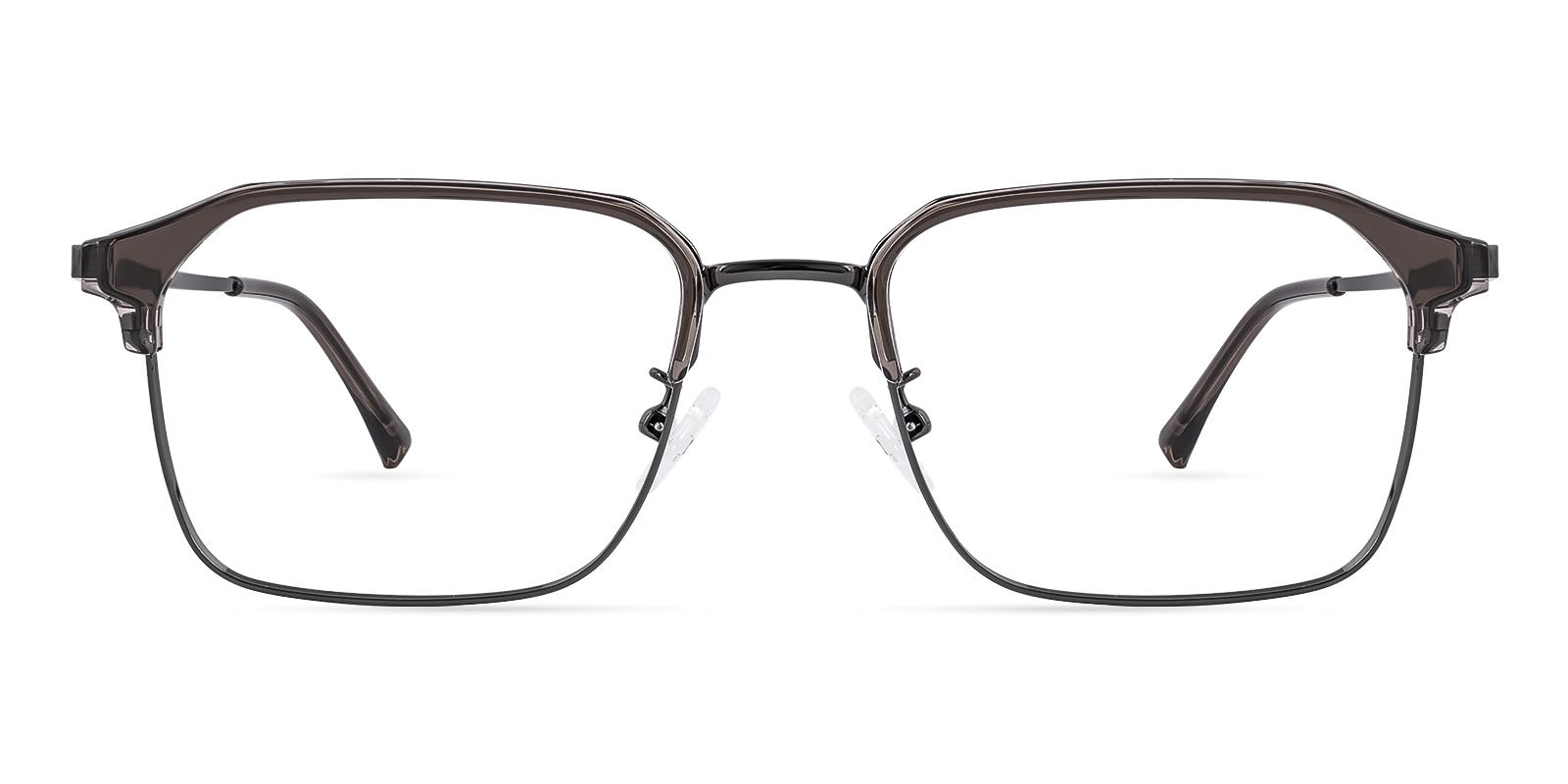 Footpad Brown Acetate , Metal Eyeglasses , NosePads Frames from ABBE Glasses