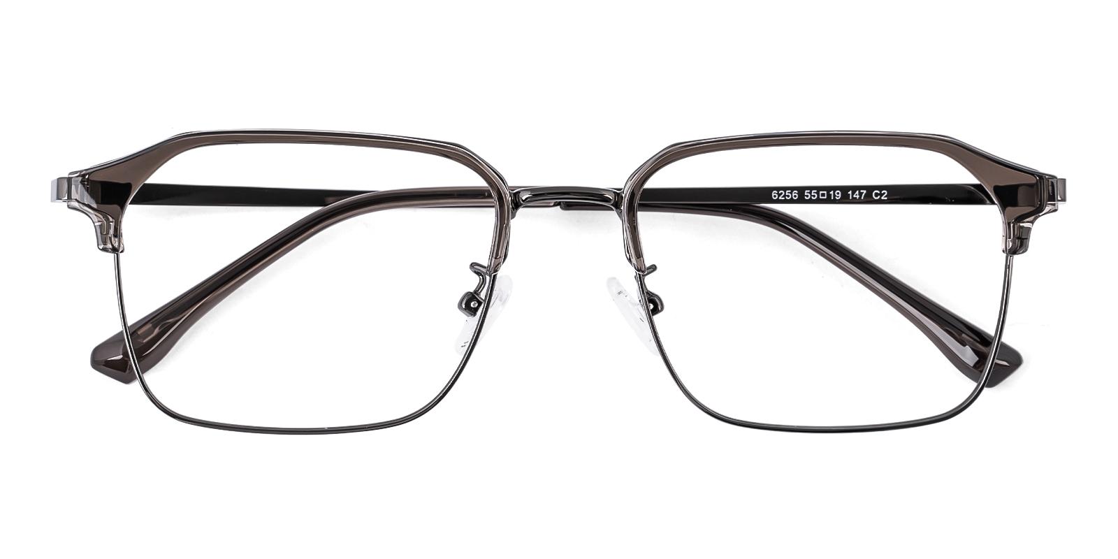 Footpad Brown Acetate , Metal Eyeglasses , NosePads Frames from ABBE Glasses