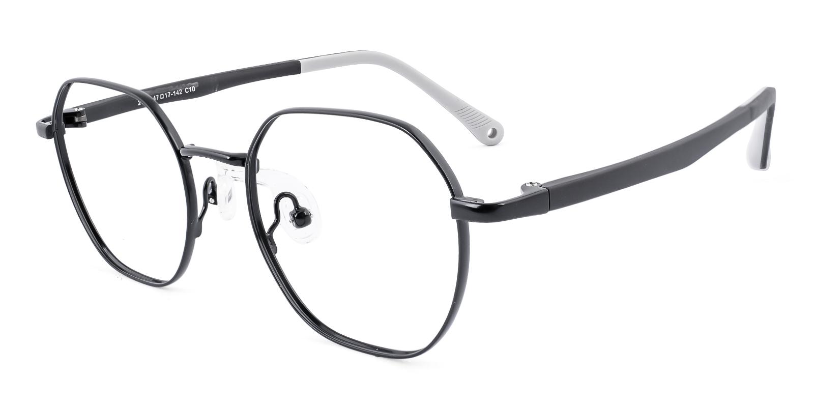 Thrall Black Metal , TR Eyeglasses , NosePads Frames from ABBE Glasses