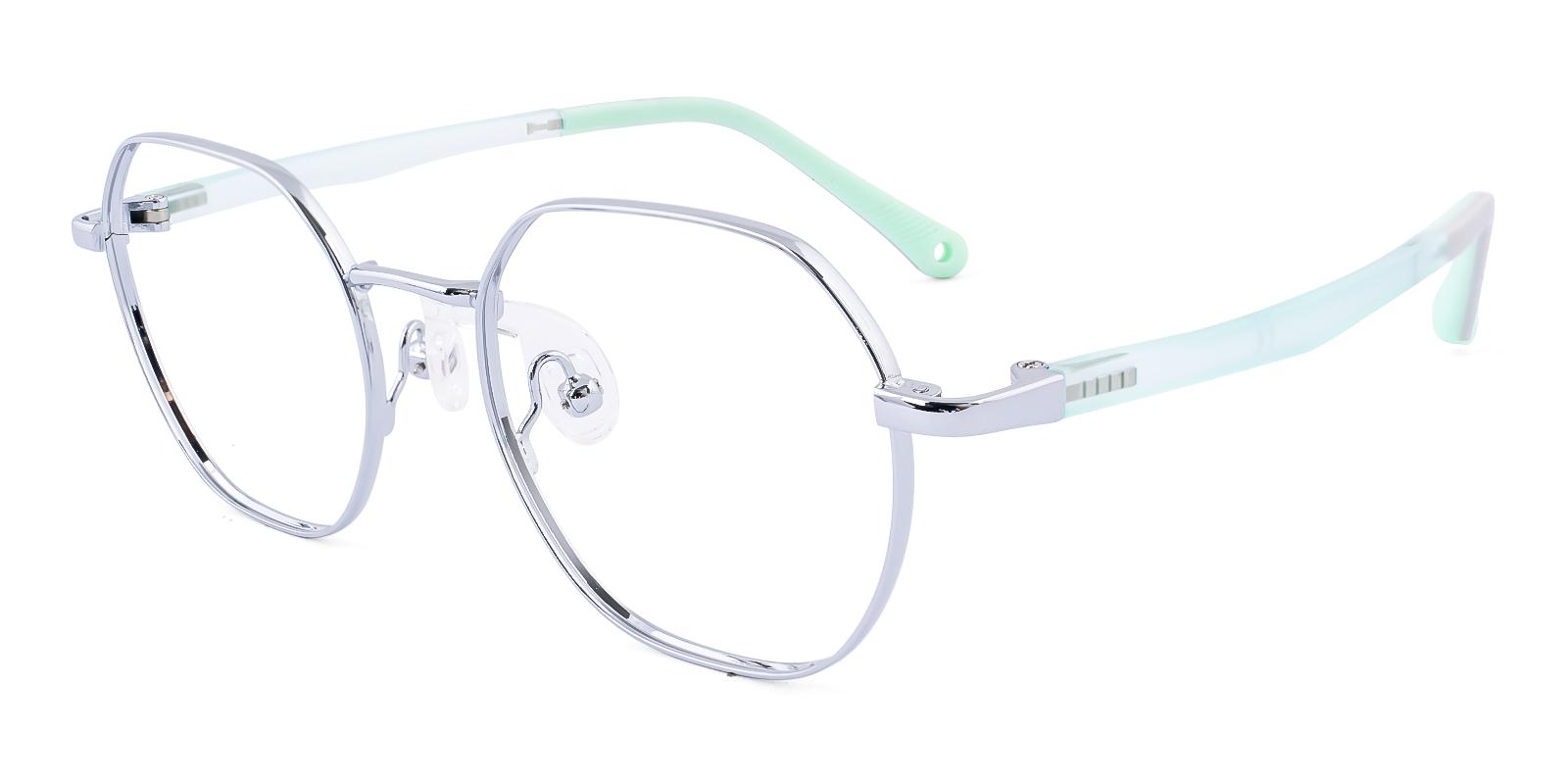 Thrall Silver Metal , TR Eyeglasses , NosePads Frames from ABBE Glasses