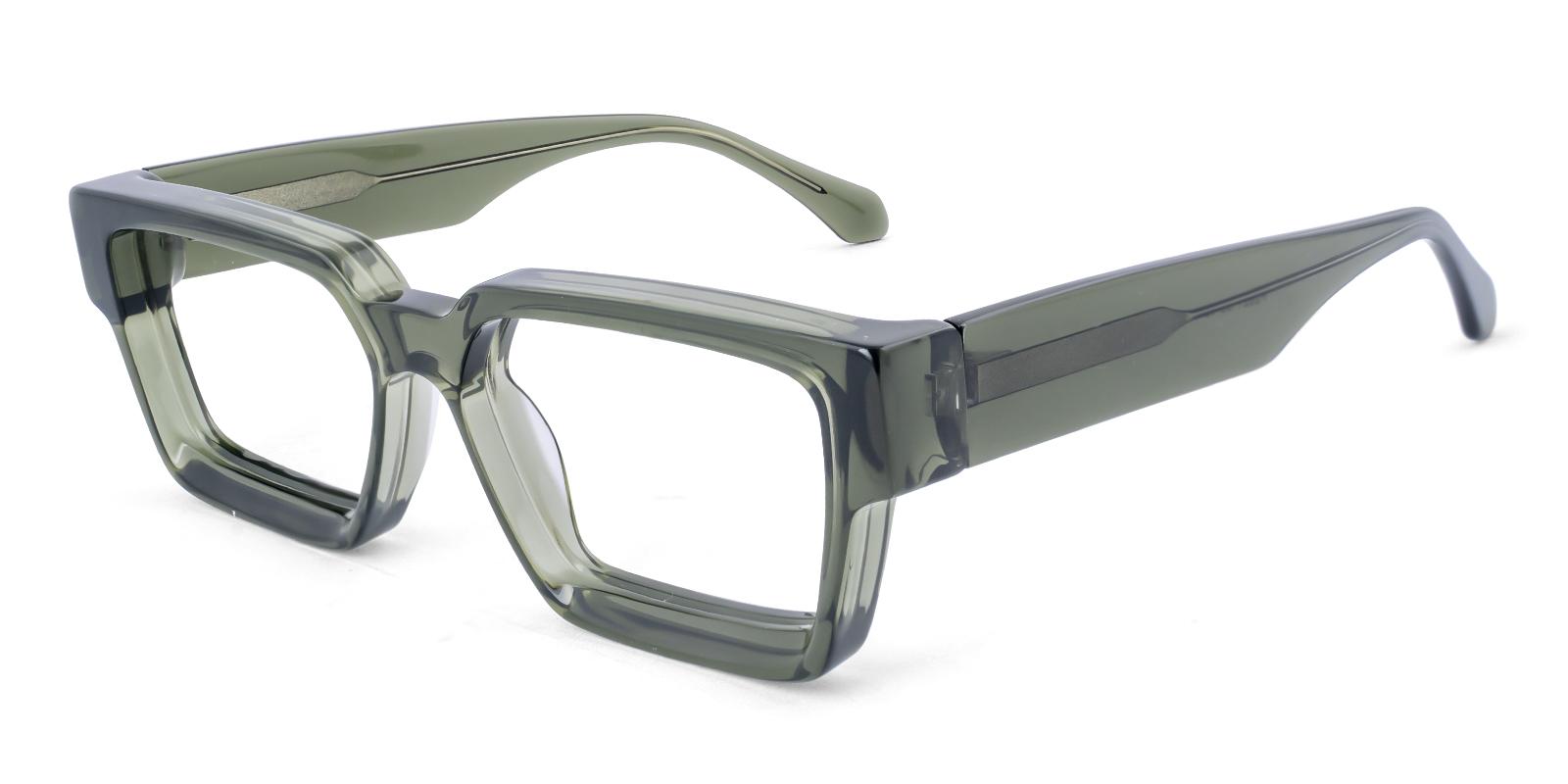 Afield Green Acetate Eyeglasses , UniversalBridgeFit Frames from ABBE Glasses