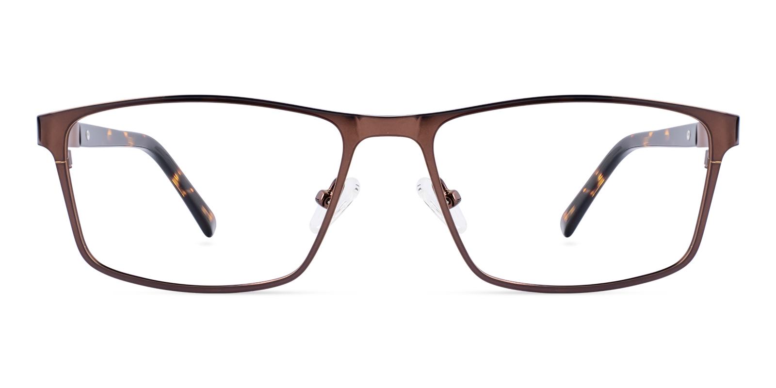 Varmint Brown Acetate , Metal Eyeglasses , SpringHinges , NosePads Frames from ABBE Glasses