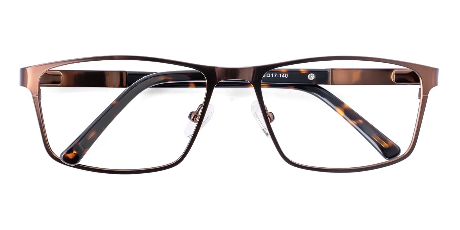 Varmint Brown Acetate , Metal Eyeglasses , SpringHinges , NosePads Frames from ABBE Glasses